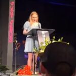 Chilling footage of teen Sarah Grace Patrick's eulogy to murdered parents that made everyone suspect HER